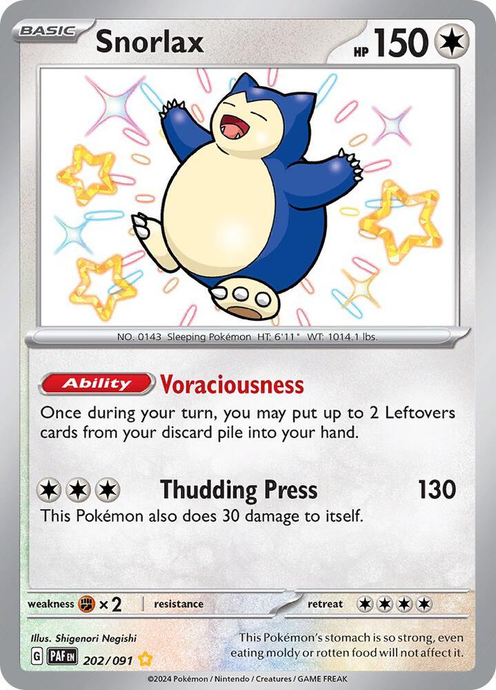 PAF 202/091 Snorlax S