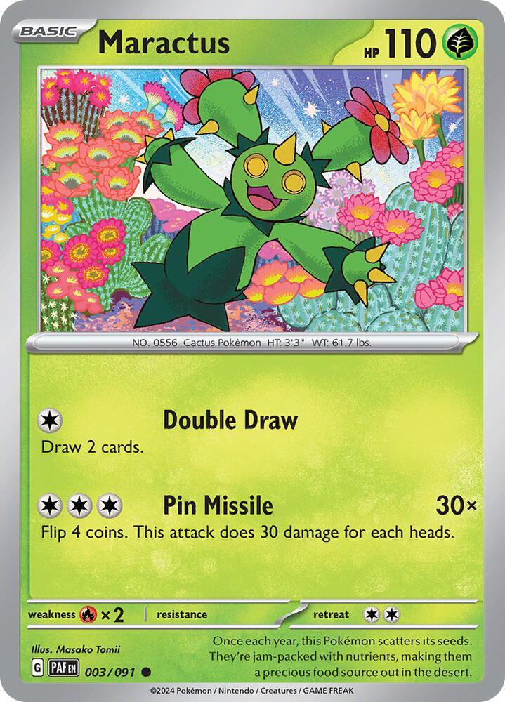 [Reverse Holo] PAF 003/091 Maractus C