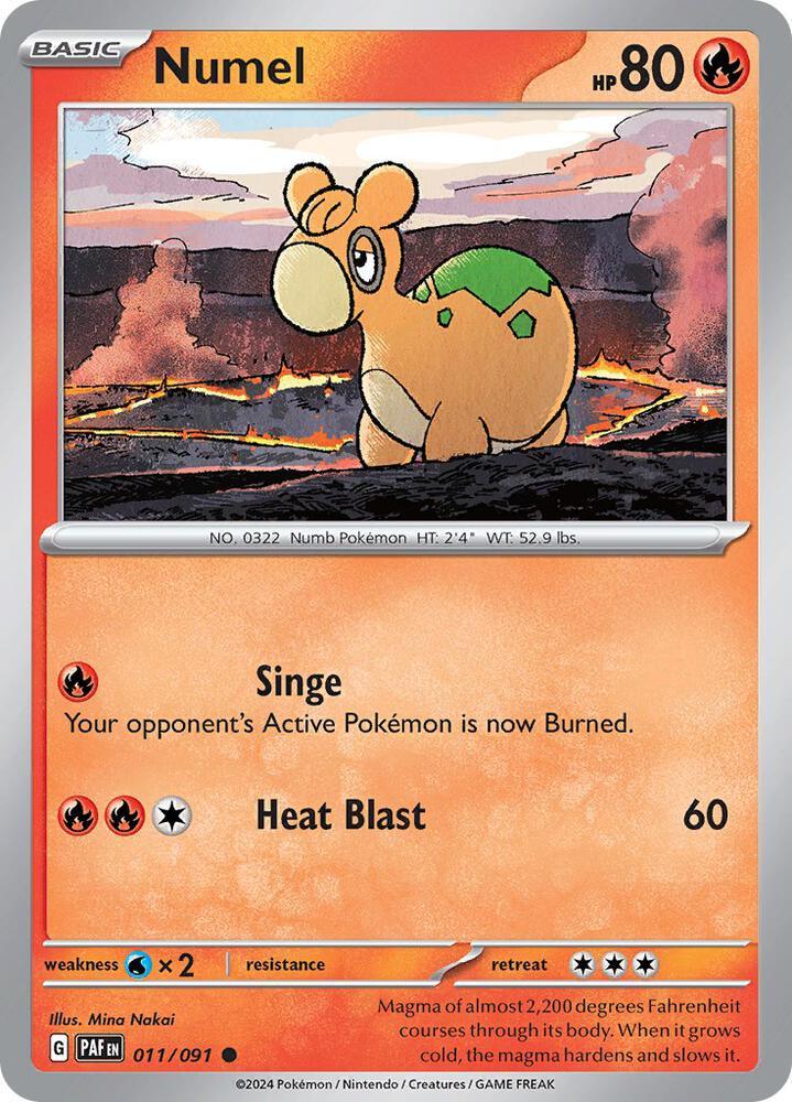 [Reverse Holo] PAF 011/091 Numel C
