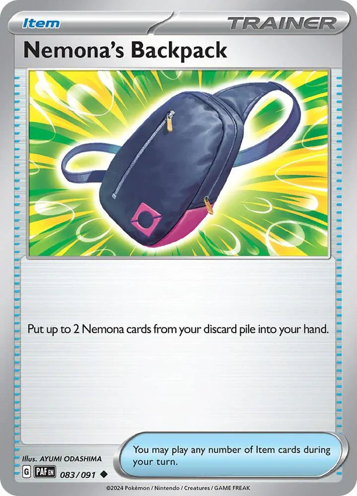 [Reverse Holo] PAF 083/091 Nemona's Backpack U
