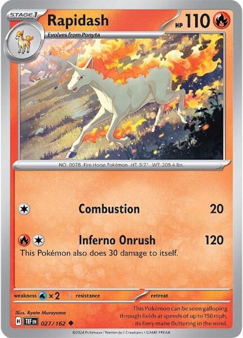 TEF 027/162 Rapidash U