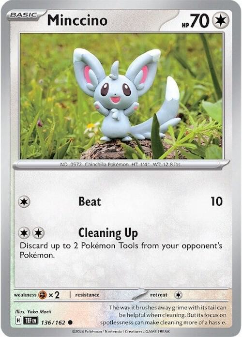[Reverse Holo] TEF 136/162 Minccino C