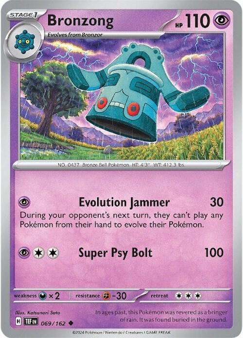 [Reverse Holo] TEF 069/162 Bronzong U