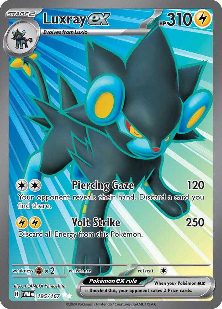 TWM 195/167 Luxray ex SR
