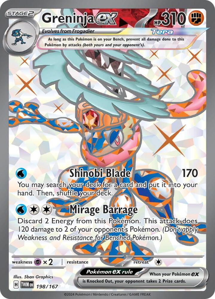 TWM 198/167 Greninja ex SR