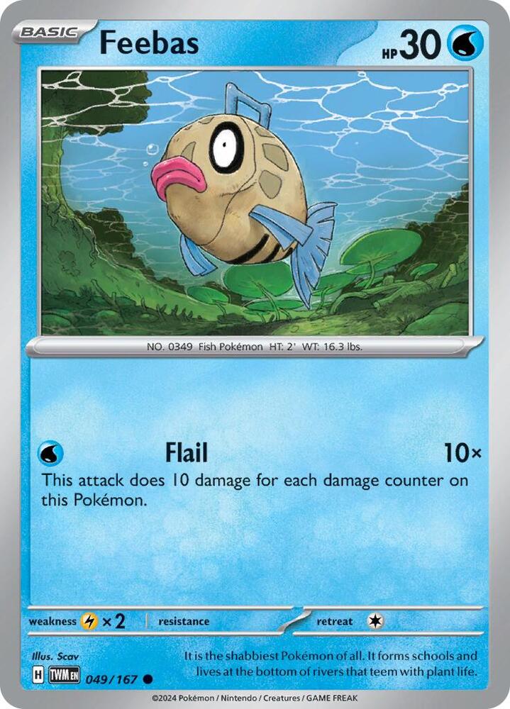 [Reverse Holo] TWM 049/167 Feebas C