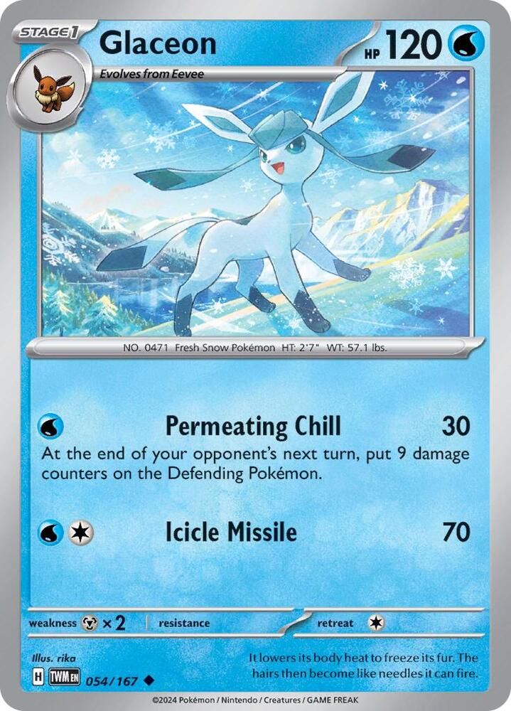 [Reverse Holo] TWM 054/167 Glaceon U