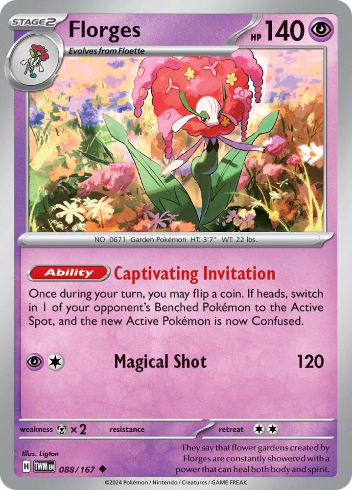 [Reverse Holo] TWM 088/167 Florges U