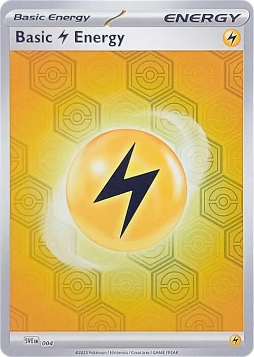 [Reverse Holo] SFA 4 Basic Lightning Energy