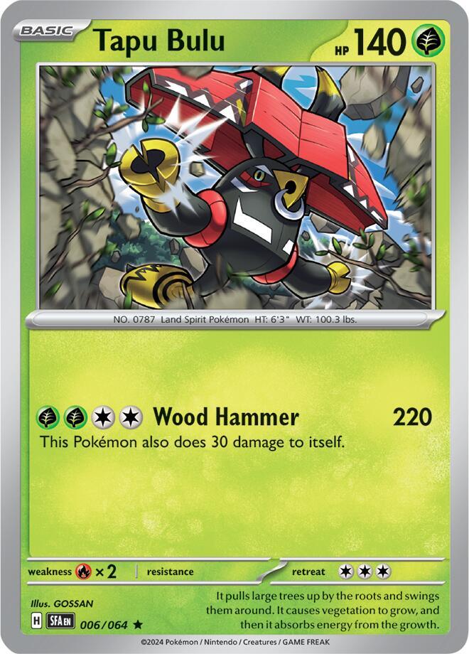 [Reverse Holo] SFA 006/064 Tapu Bulu R