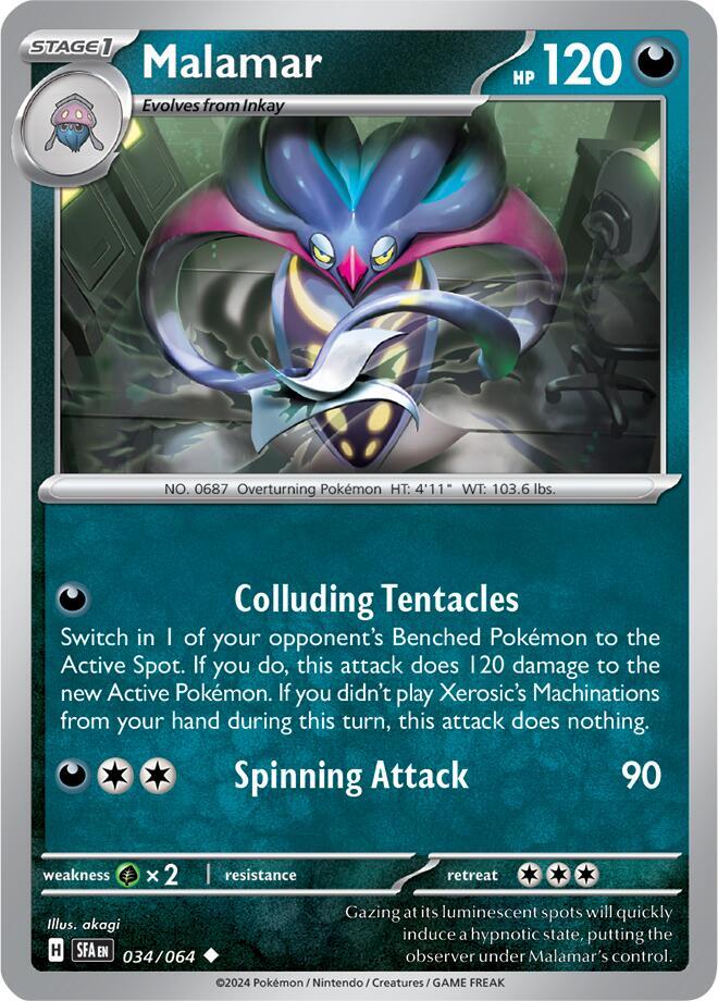 [Reverse Holo] SFA 034/064 Malamar U