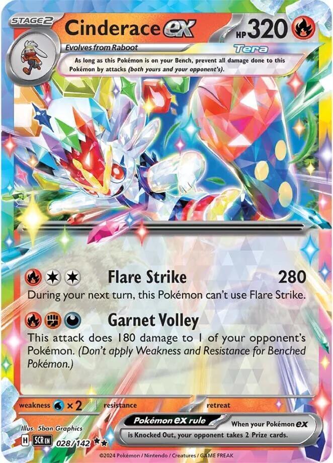 SCR 028/142 Cinderace ex RR