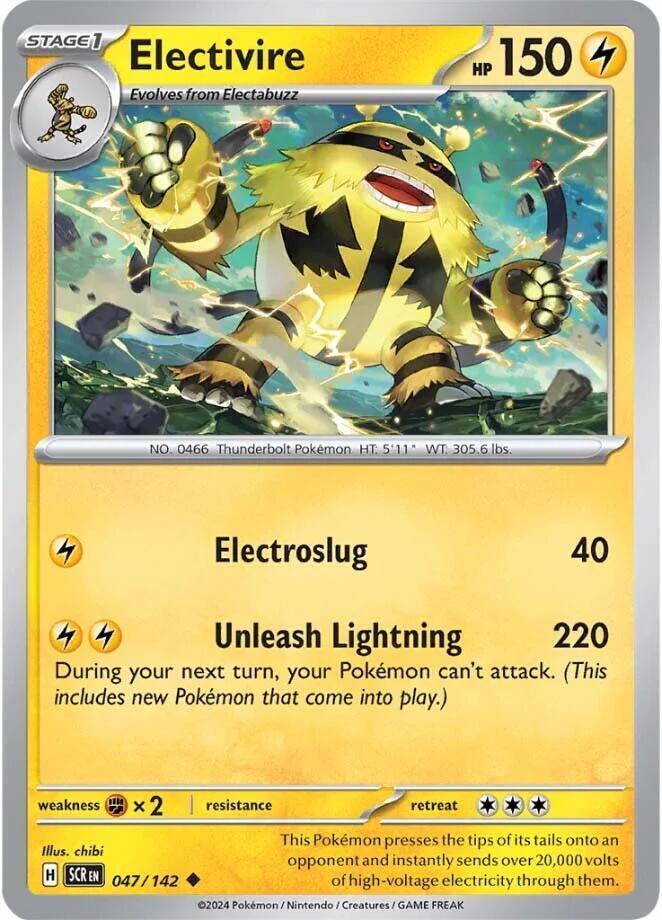 SCR 047/142 Electivire U