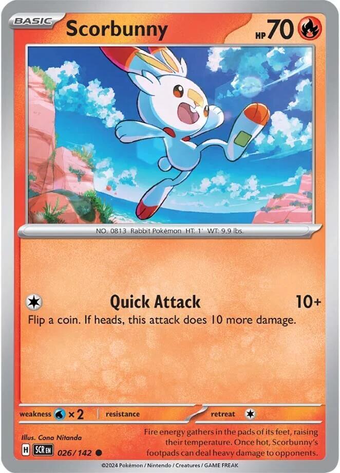 [Reverse Holo] SCR 026/142 Scorbunny C