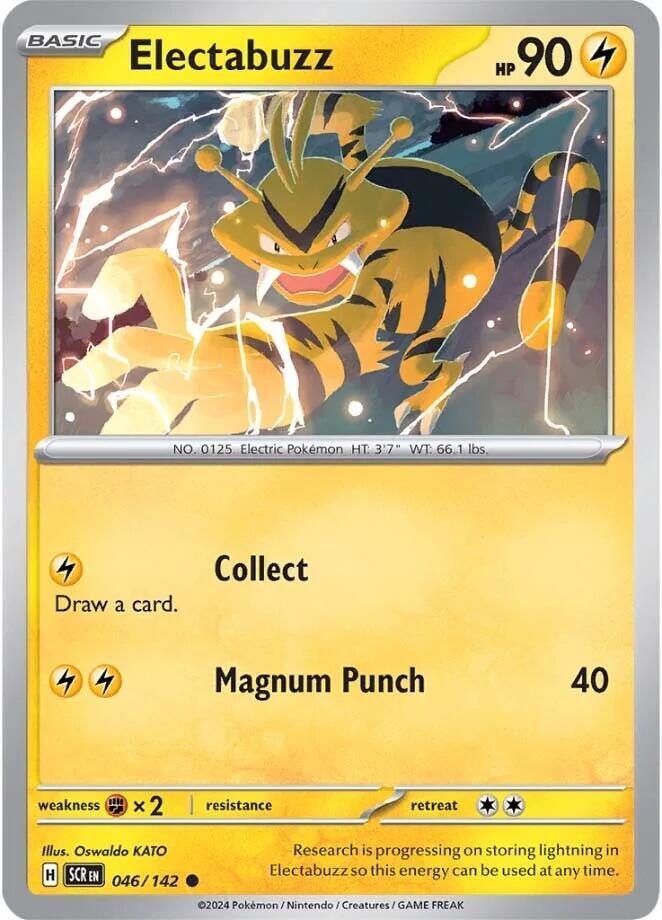 [Reverse Holo] SCR 046/142 Electabuzz C