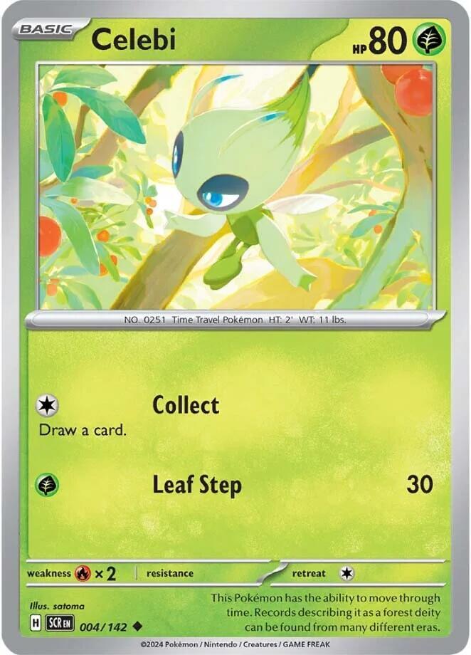 [Reverse Holo] SCR 004/142 Celebi U