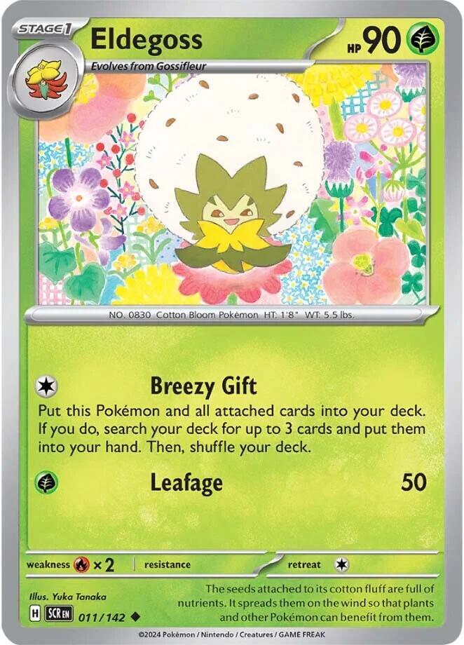 [Reverse Holo] SCR 011/142 Eldegoss U