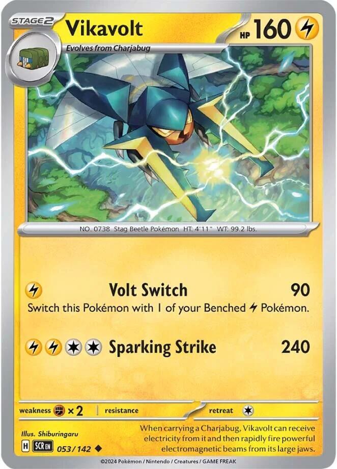 [Reverse Holo] SCR 053/142 Vikavolt U