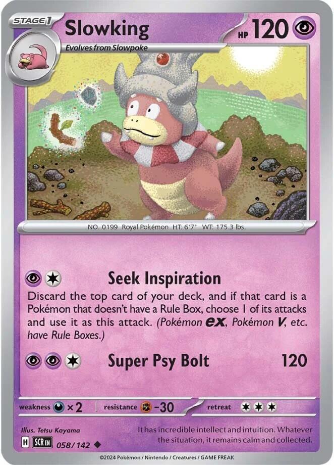 [Reverse Holo] SCR 058/142 Slowking U