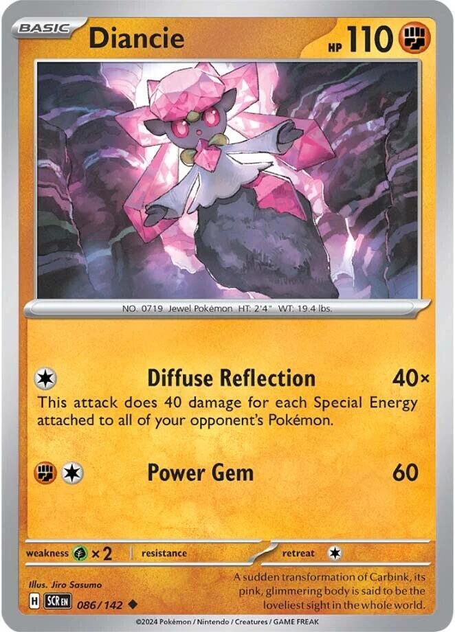 [Reverse Holo] SCR 086/142 Diancie U
