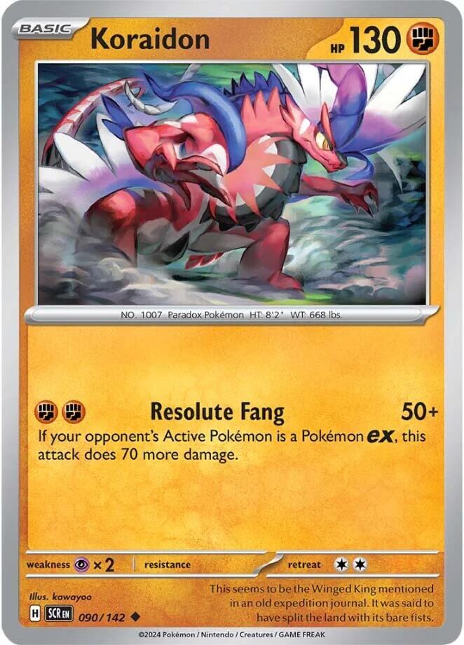 [Reverse Holo] SCR 090/142 Koraidon U