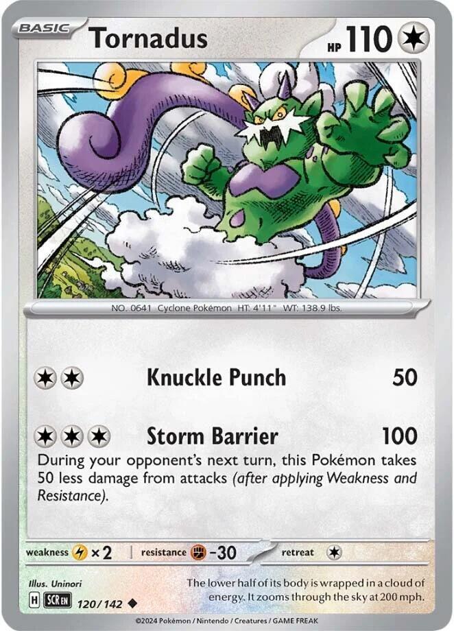 [Reverse Holo] SCR 120/142 Tornadus U