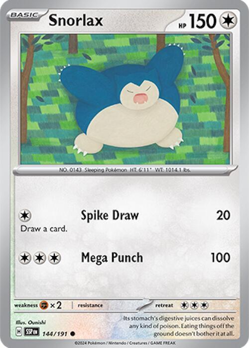 SSP 144/191 Snorlax C