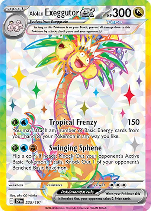 SSP 225/191 Alolan Exeggutor ex SR