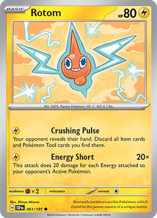[Reverse Holo] SSP 061/191 Rotom C