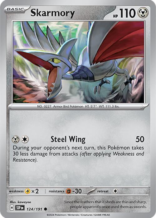 [Reverse Holo] SSP 124/191 Skarmory C