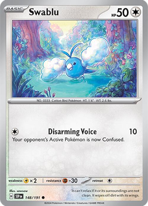 [Reverse Holo] SSP 148/191 Swablu C
