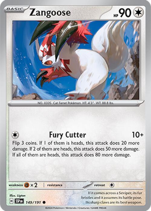 [Reverse Holo] SSP 149/191 Zangoose C
