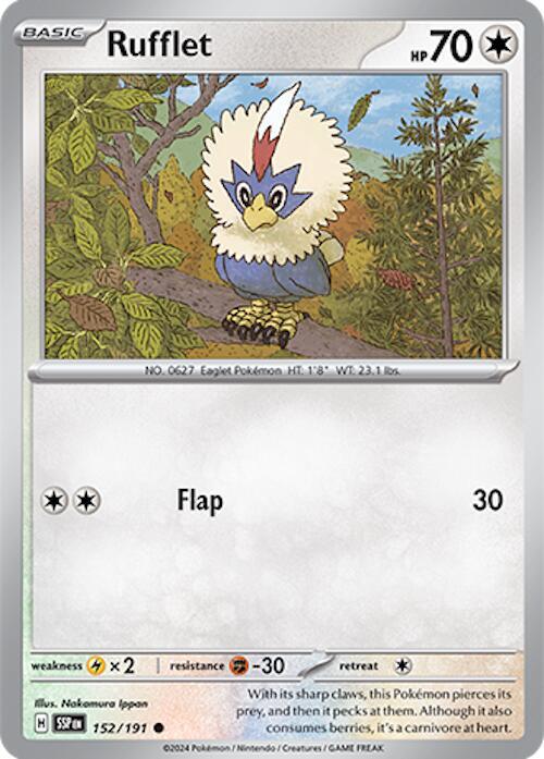 [Reverse Holo] SSP 152/191 Rufflet C