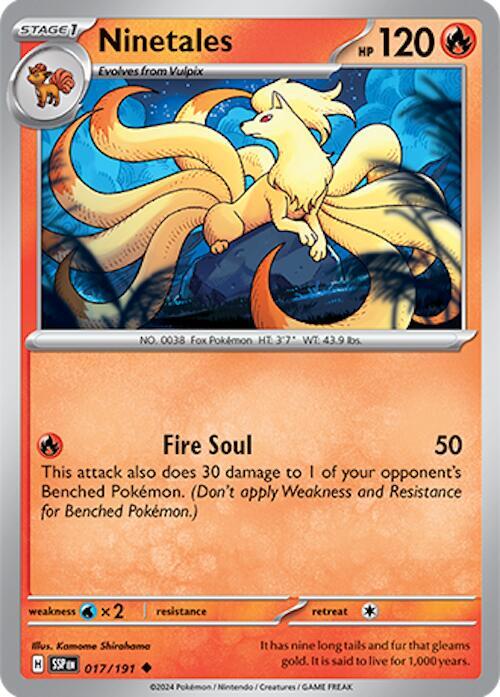 [Reverse Holo] SSP 017/191 Ninetales U