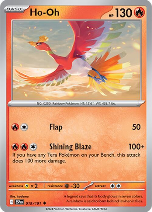 [Reverse Holo] SSP 019/191 Ho-Oh U