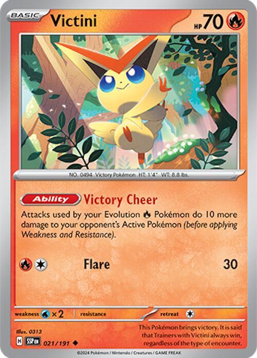[Reverse Holo] SSP 021/191 Victini U