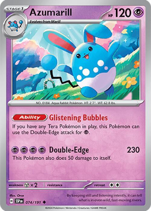 [Reverse Holo] SSP 074/191 Azumarill U