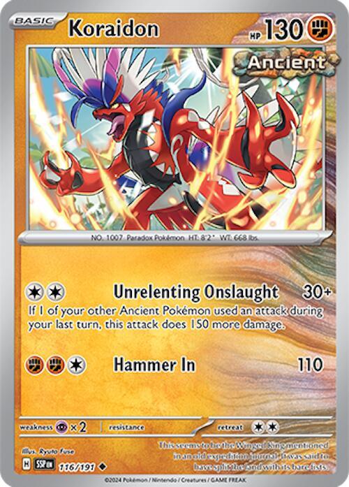 [Reverse Holo] SSP 116/191 Koraidon U