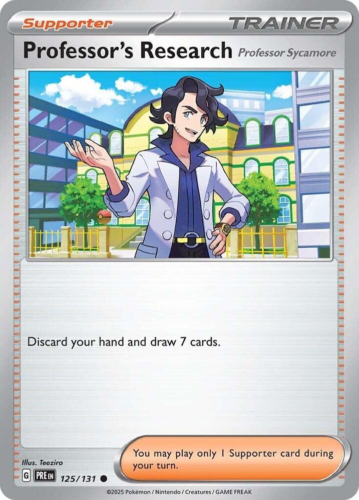 PRE 125/131 Professor's Research [Professor Sycamore] C
