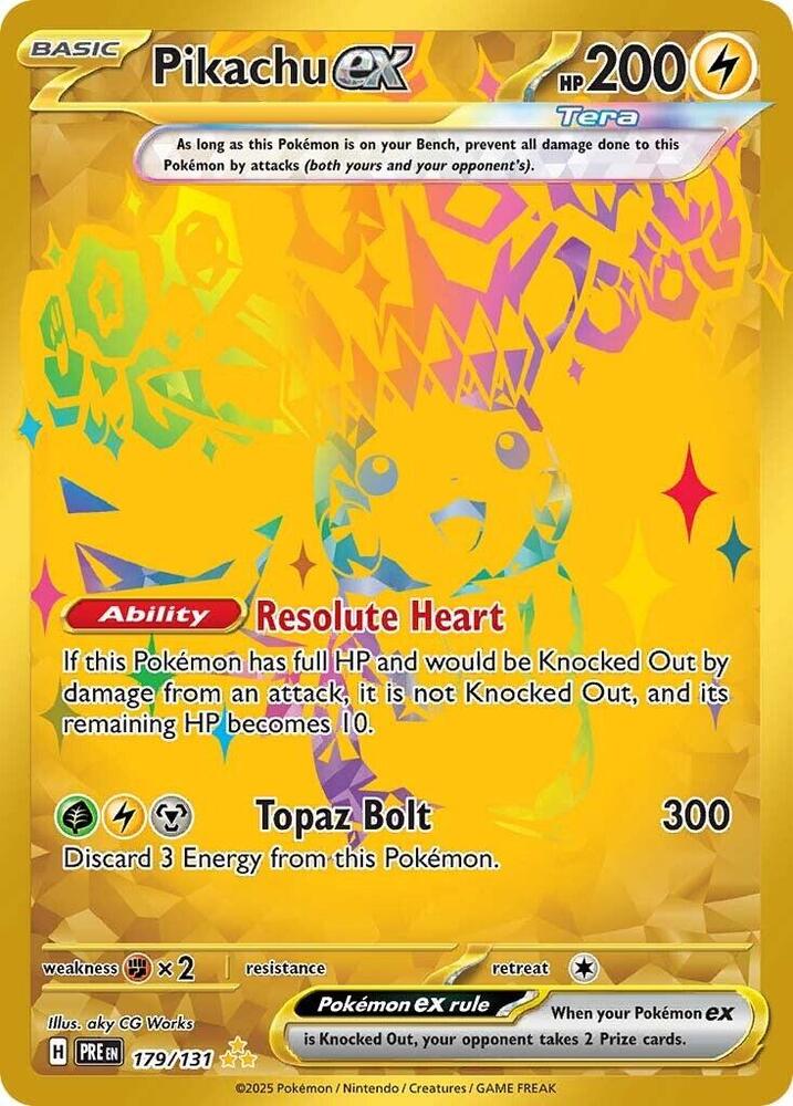 PRE 179/131 Pikachu ex UR
