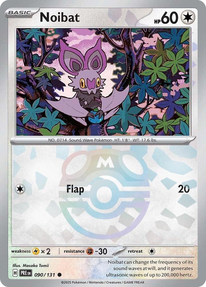 [Reverse Holo - Master Ball] PRE 090/131 Noibat C