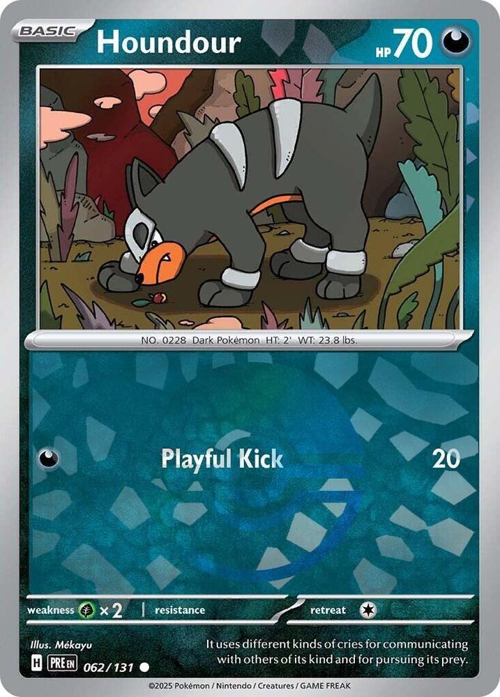 [Reverse Holo - Poke Ball] PRE 062/131 Houndour C