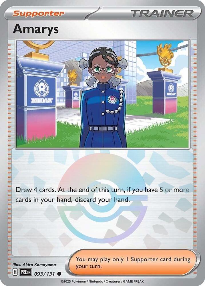 [Reverse Holo - Poke Ball] PRE 093/131 Amarys C