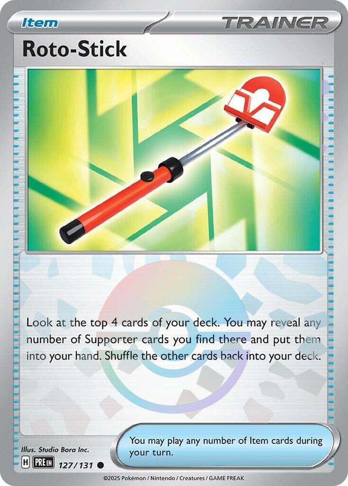 [Reverse Holo - Poke Ball] PRE 127/131 Roto-Stick C