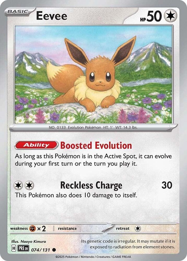 [Reverse Holo] PRE 074/131 Eevee C