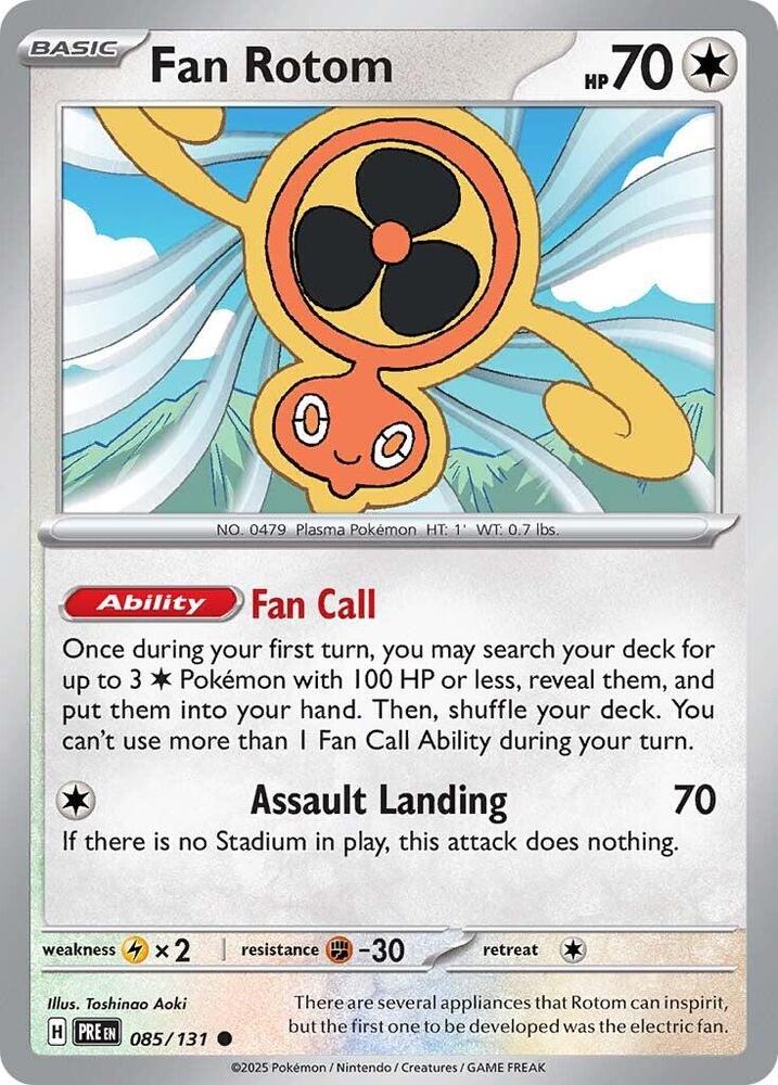 [Reverse Holo] PRE 085/131 Fan Rotom C