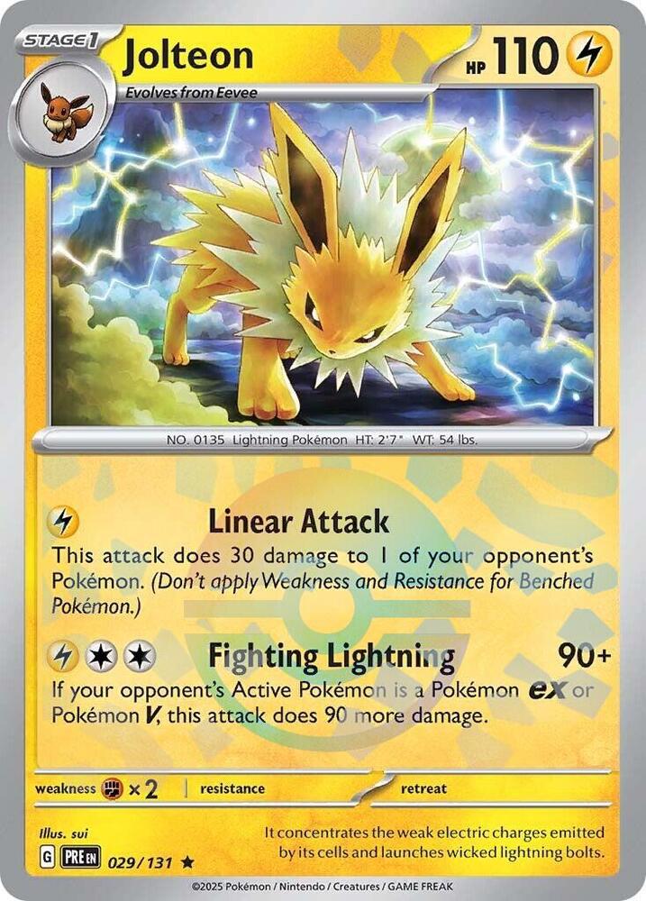 [Reverse Holo - Poke Ball] PRE 029/131 Jolteon R