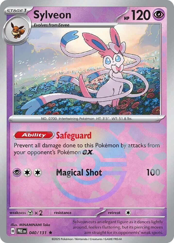 [Reverse Holo - Poke Ball] PRE 040/131 Sylveon R