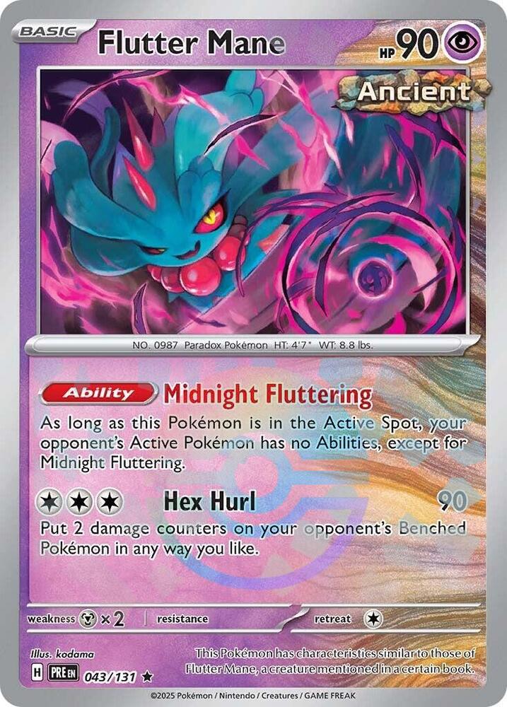 [Reverse Holo - Poke Ball] PRE 043/131 Flutter Mane R