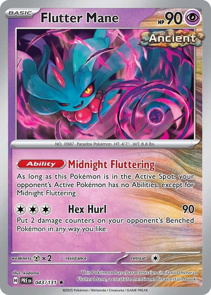 [Reverse Holo] PRE 043/131 Flutter Mane R